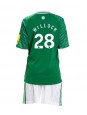 Billige Newcastle United Joe Willock #28 Bortedraktsett Barn 2025-26 Kortermet (+ Korte bukser)